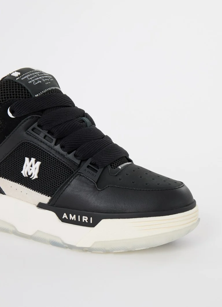 AMIRI MA-1 superga iz usnja z mrežastimi detajli