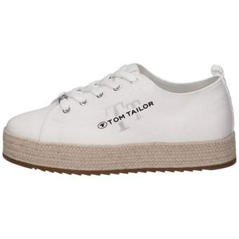 Tom Tailor Plateau Sneaker in weiß