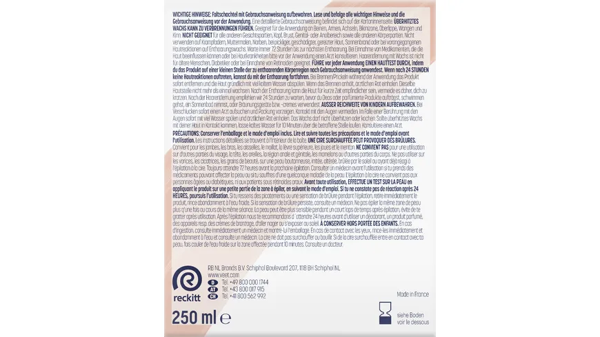 Veet PURE Zuckerpaste 250 ml