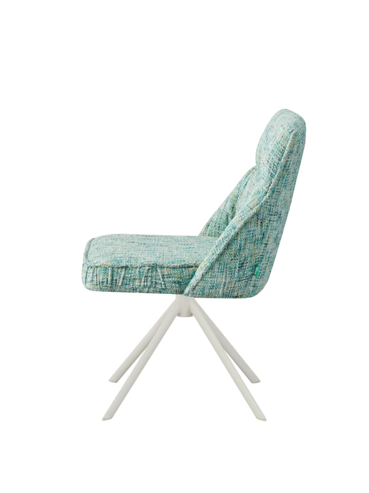 DUBI Möbel 2er-Set: Drehstuhl LINNEA in Türkis - (B)49 x (H)85 x  (T)62 cm günstig kaufen onesize