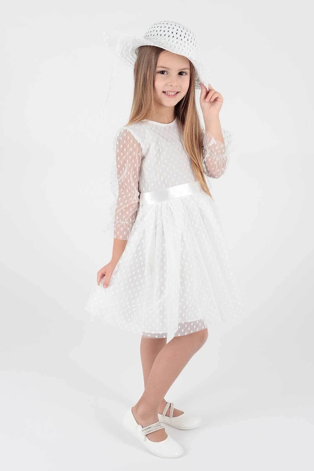 AHENGİM  Mädchenkleid Mädchenhutkleid Mädchenkleid Tüllkleid Ak2228
