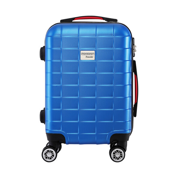 Hartschalenkoffer-Set Exopack inkl. Beautycase, blau