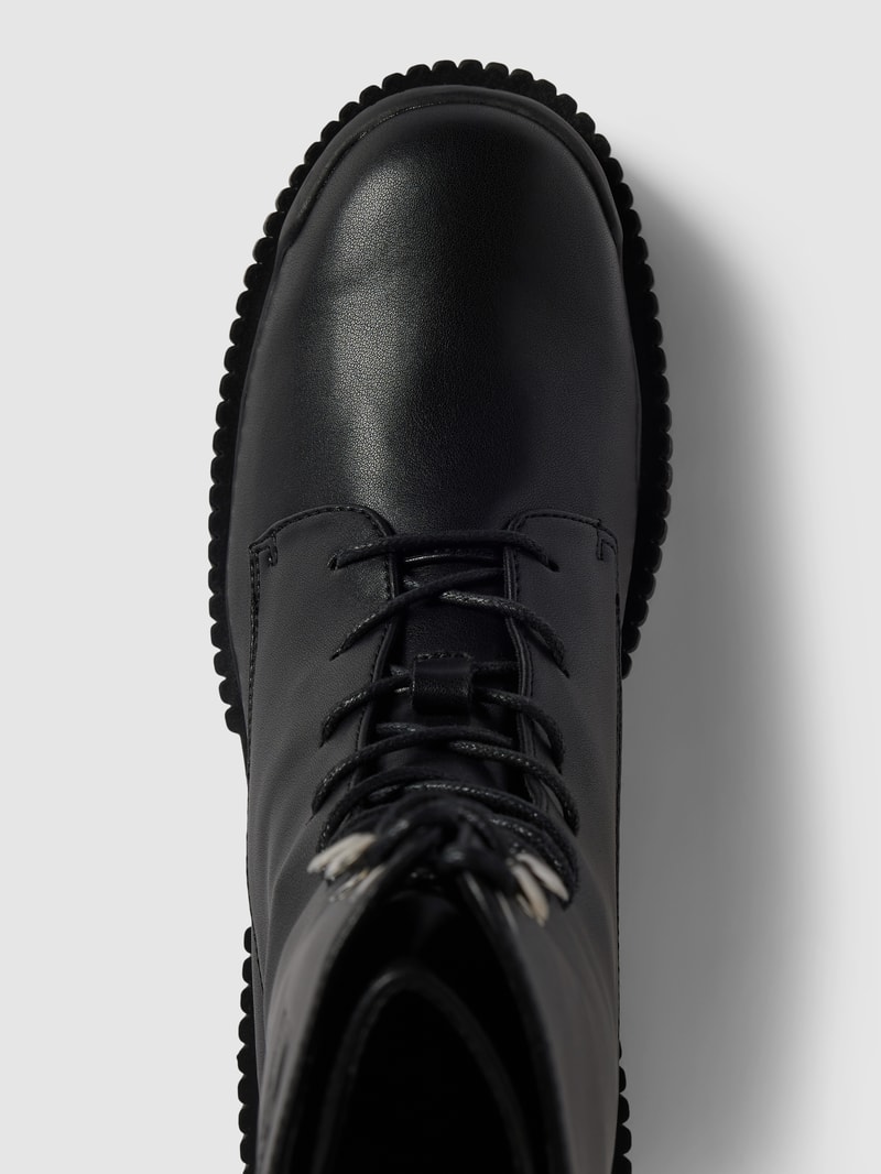 Boots mit Schnürverschluss Modell 'EDDIE' in schwarz