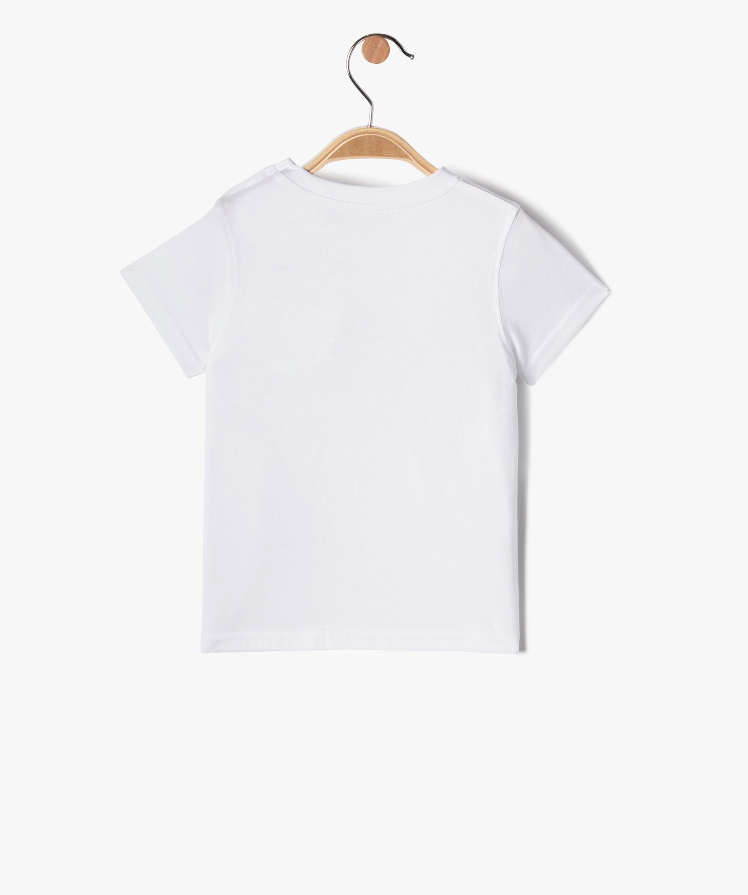 Tee-shirt bébé Garçon à manches courtes et message humor... blanc | GEMO