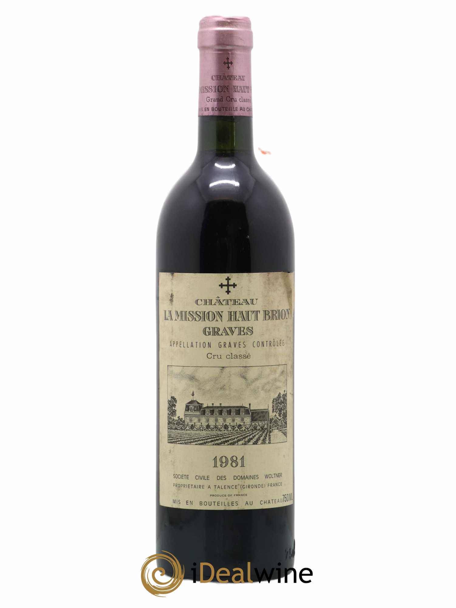 Château La Mission Haut-Brion Cru Classé de Graves  1981 - Lot de 1 Bouteille