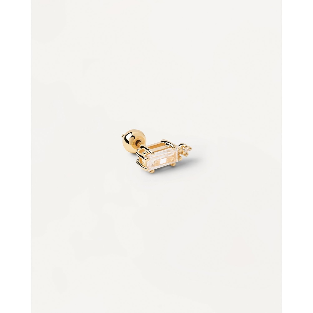 P D Paola Boucle d'oreille unique 925 Argent Boucles d'oreilles