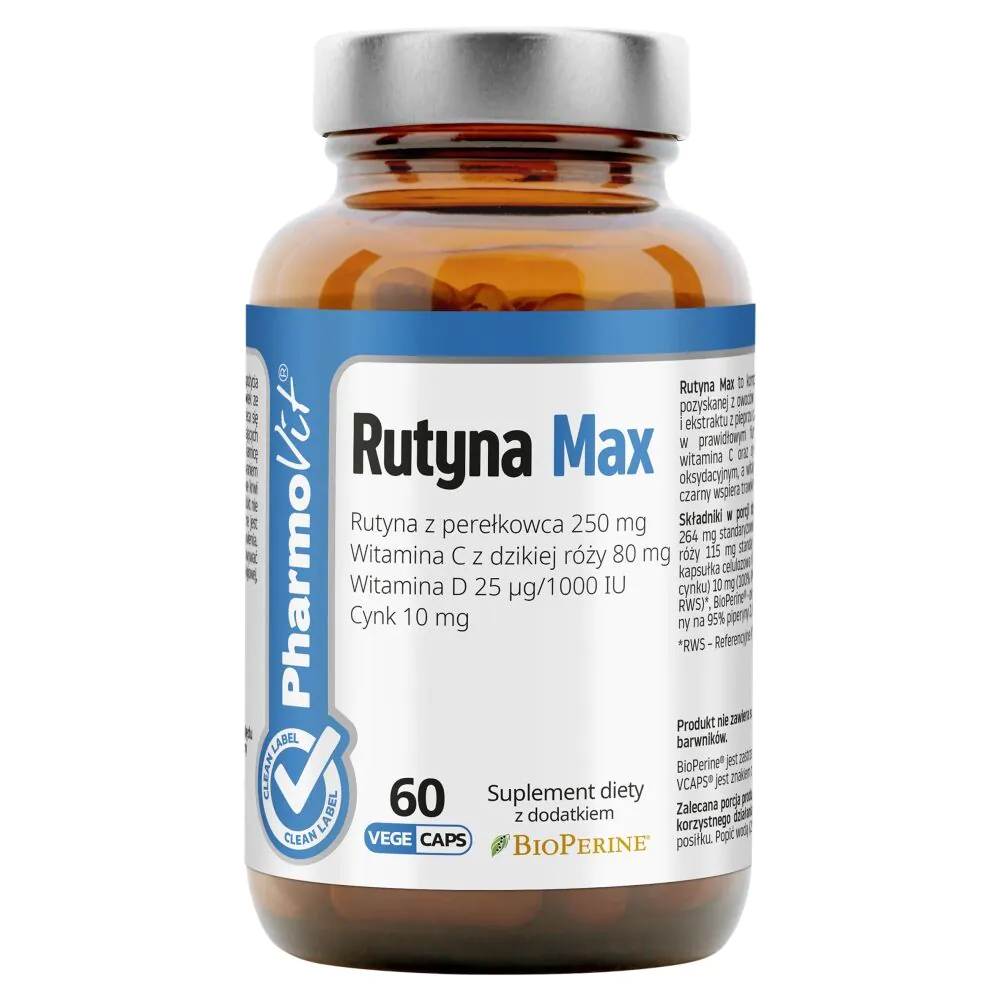 PharmoVit Rutin Max Clean 60 κάψουλες