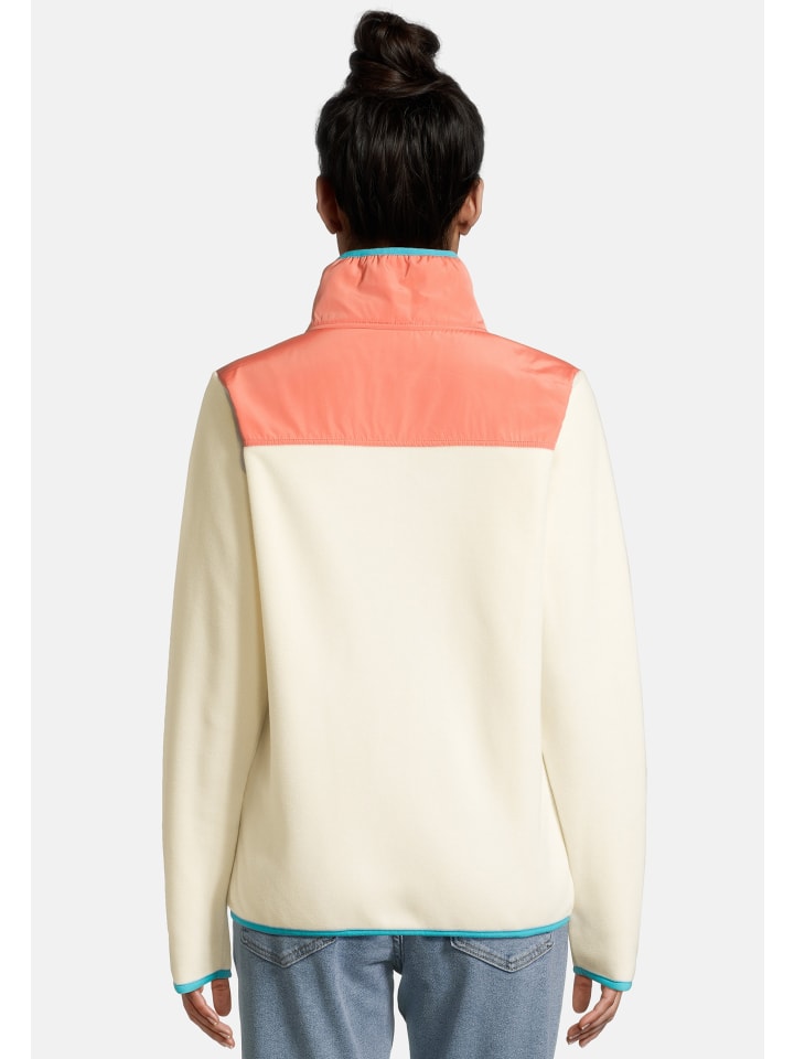 Salzhaut Fleecejacke KLÓÓWERBLAD in Beige Coral günstig kaufen
