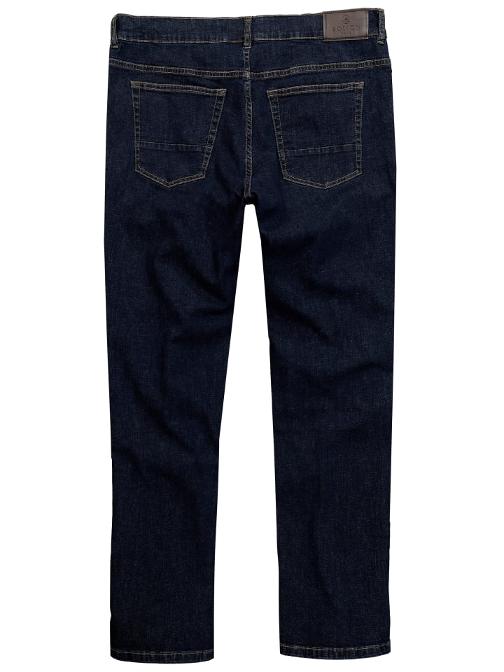 Boston Park Jeanshose in dark blue denim günstig kaufen