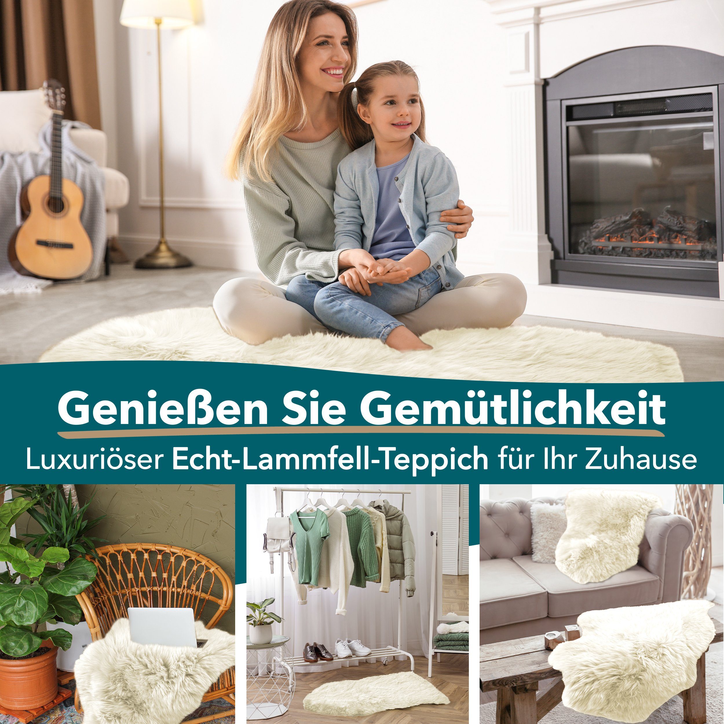 Fellteppich Audrey, Karat, Hautfreundlich