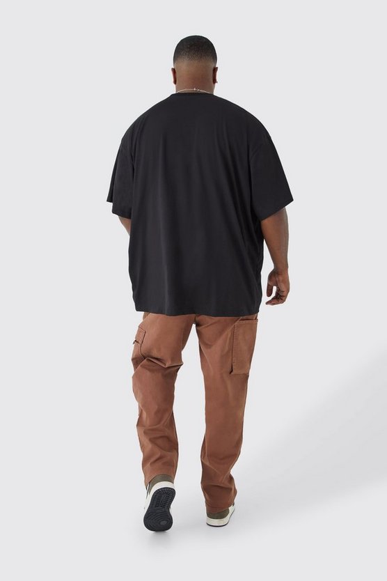 Plus Slim-Fit Cargo-Hose mit Detail