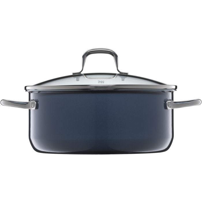 WMF Fusiontec Essential Bratentopf mit Deckel 24cm Blueberry