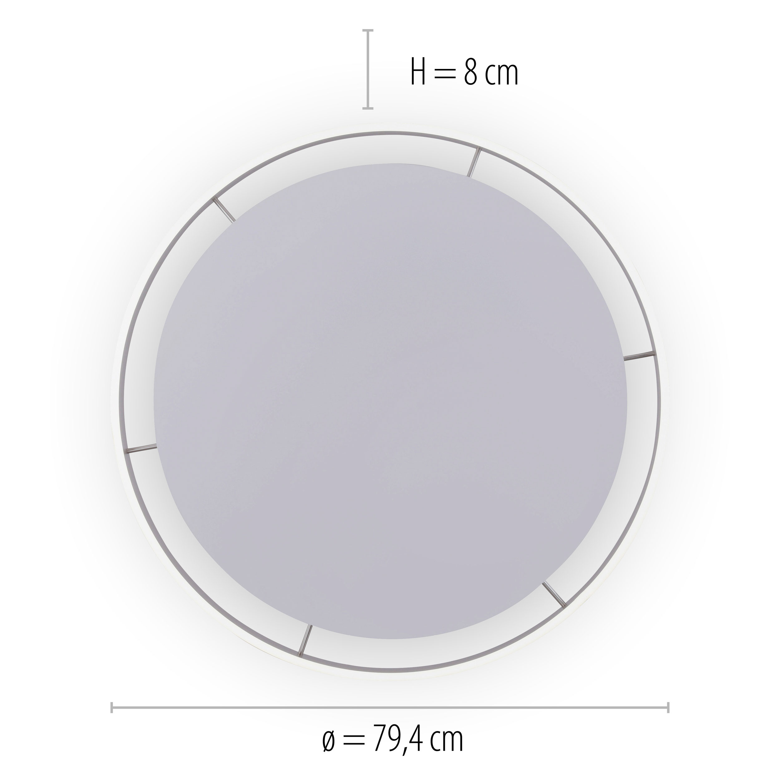 QLED-Deckenleuchte 1flg