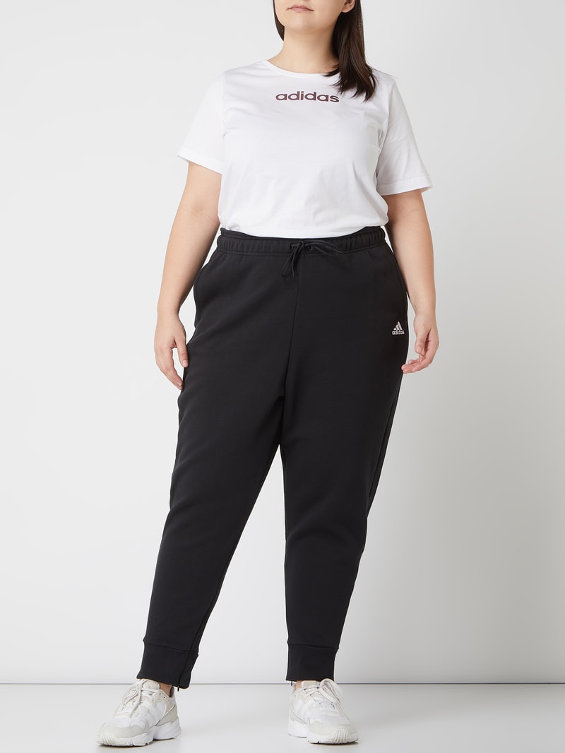 PLUS SIZE Sweatpants mit Logo-Details in schwarz