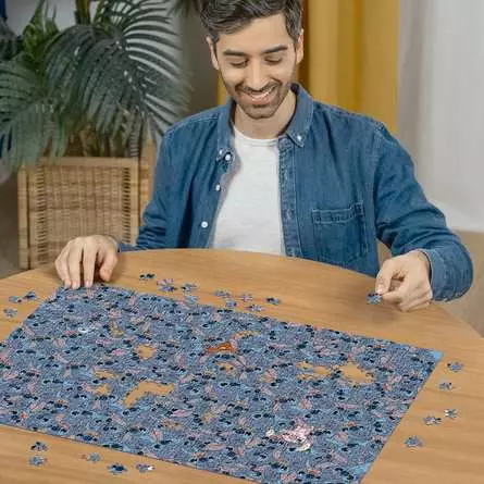 Puzzle 1000 Teile - Disney Stitch Challenge