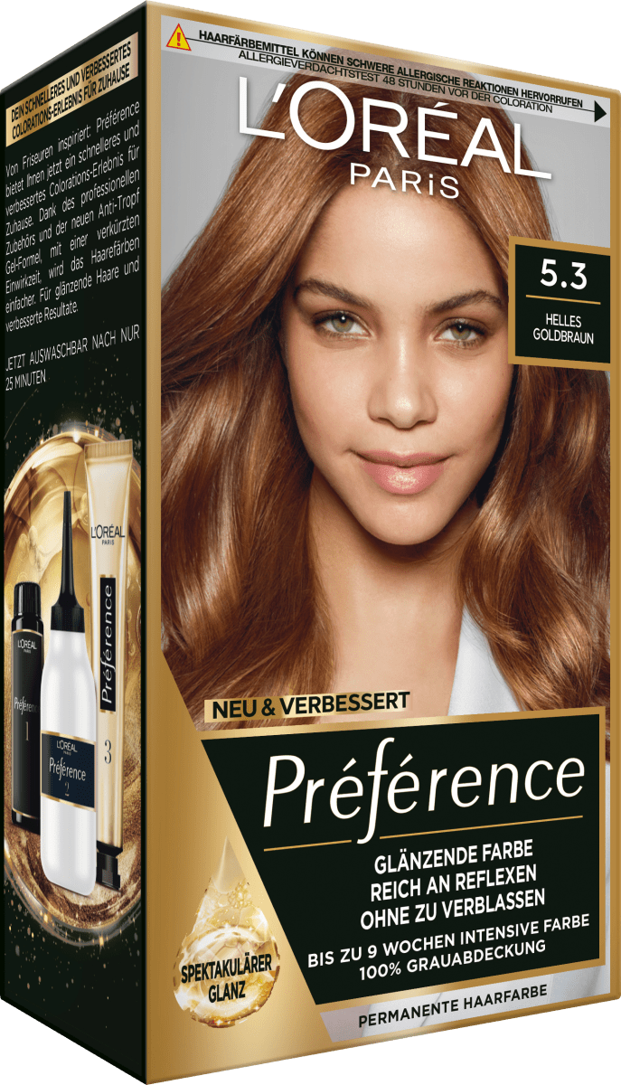 Haarfarbe 5.3 Virginia Helles Goldbraun, 1 St