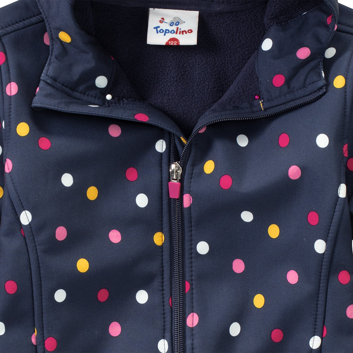 Mädchen Softshelljacke mit Fleecefutter