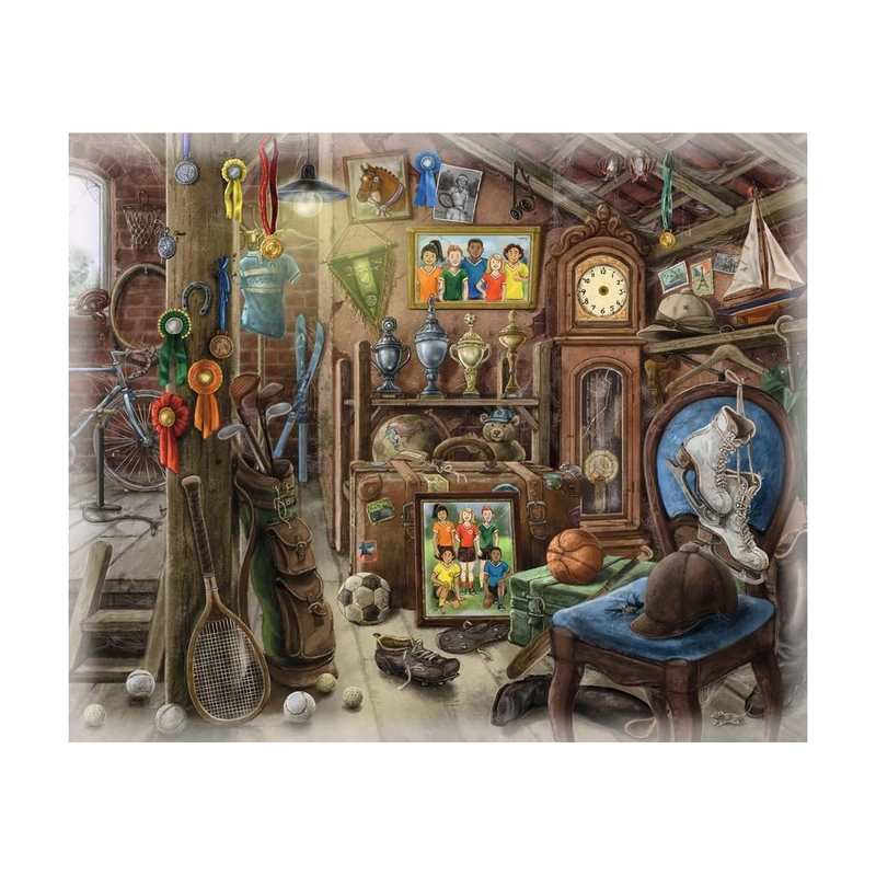 Puzzle escape Grenier manoir 99 pièces