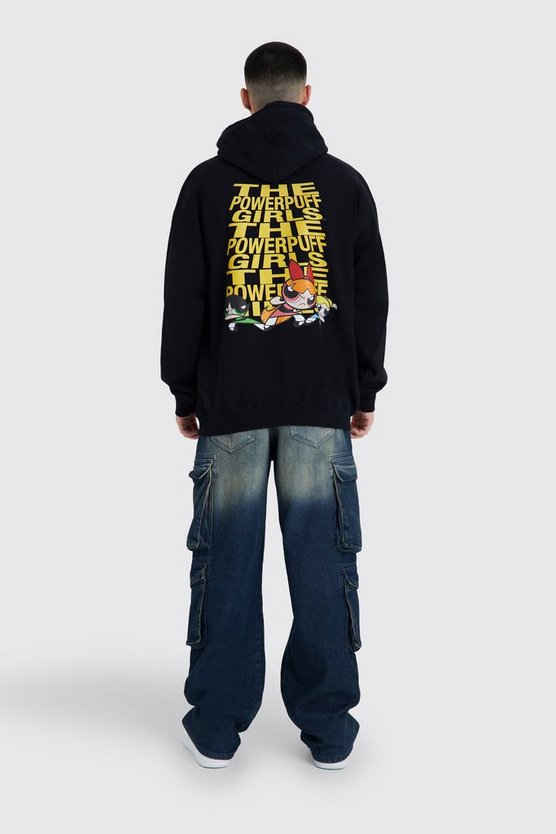 Oversize Hoodie mit lizenziertem The Powerpuff Girls Print