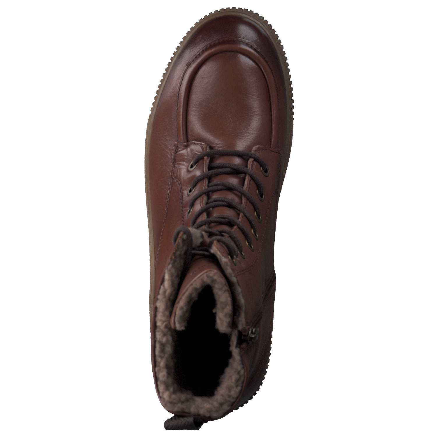 Jana Shoes 86220, Schnürstiefel, Damen, Braun