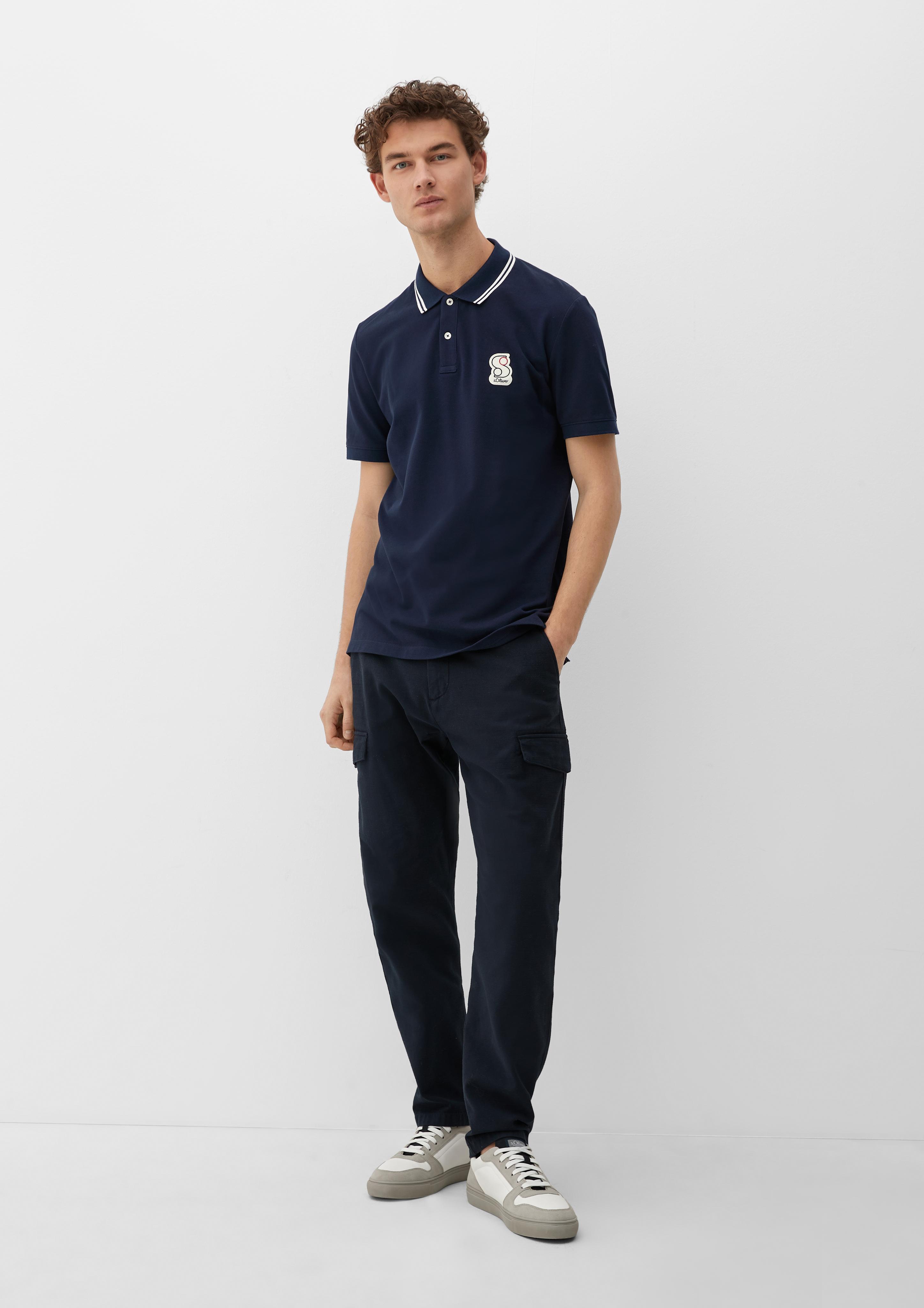 Poloshirt mit Labelpatch  2132729-5955