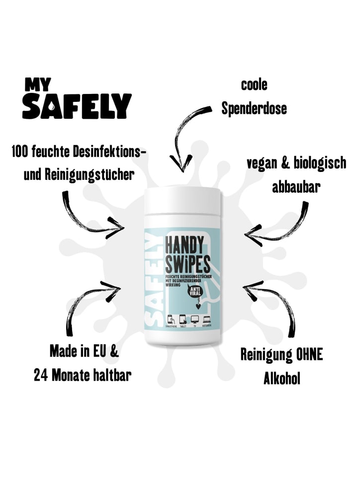 MySafely 6tlg. Family Hygiene Set   4 x Refill in Bunt- 1 x 500ml   8 x 30ml günstig kaufen onesize