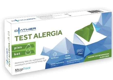 Test na dijaterijum za alergije kod pasa i mačaka, kućni test za detekciju specifičnih IgE antitijela