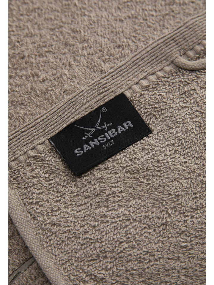 Sansibar Seiftuch 6er Set Frottier-Serie Classic, 30x30 cm in Taupe günstig kaufen 30x30 cm