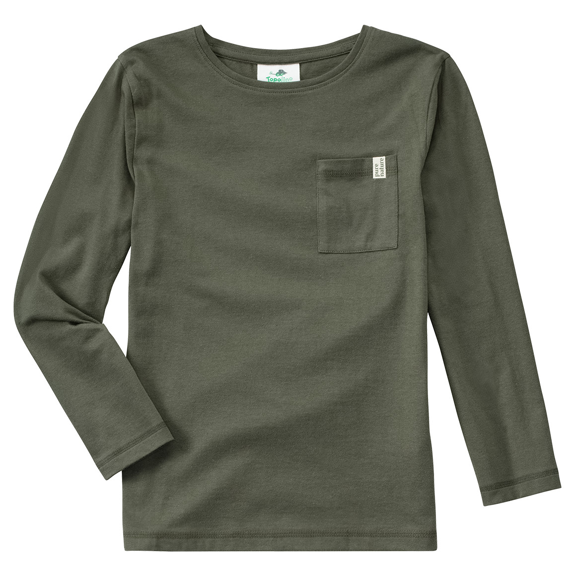 2 Jungen Langarmshirts mit Brusttasche