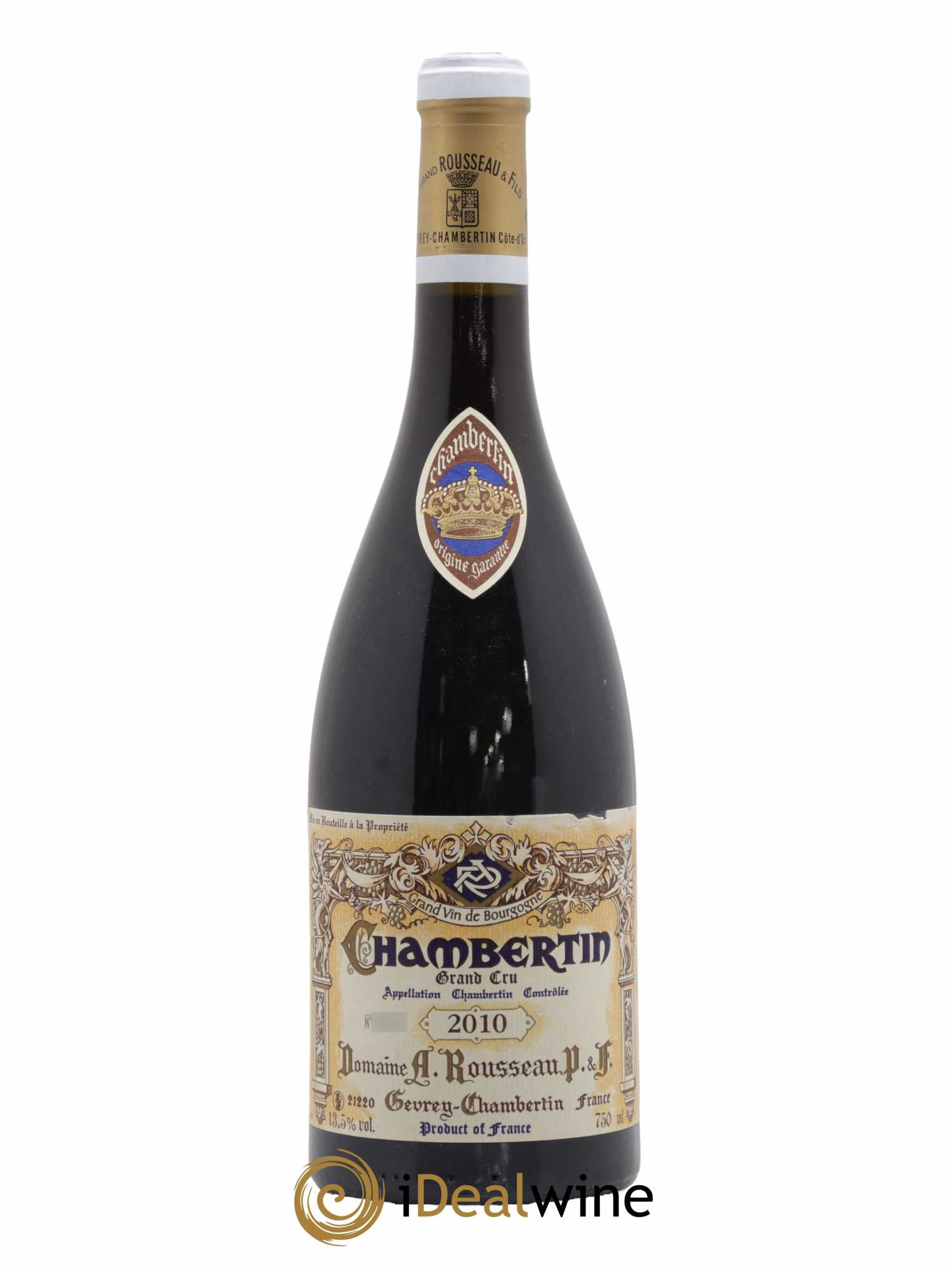 Chambertin Grand Cru Armand Rousseau (Domaine)  2010 - Lot de 1 Bouteille