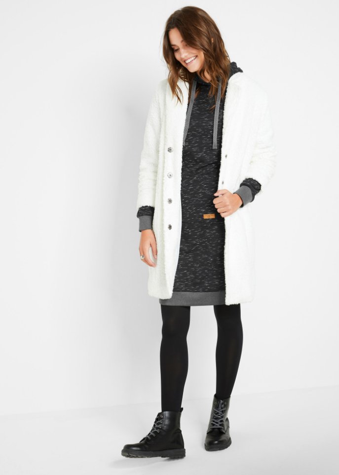 Sweatkleid mit Kapuze