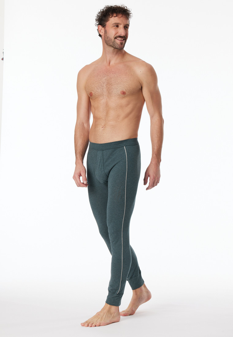 Hose lang blau-meliert - Comfort Fit