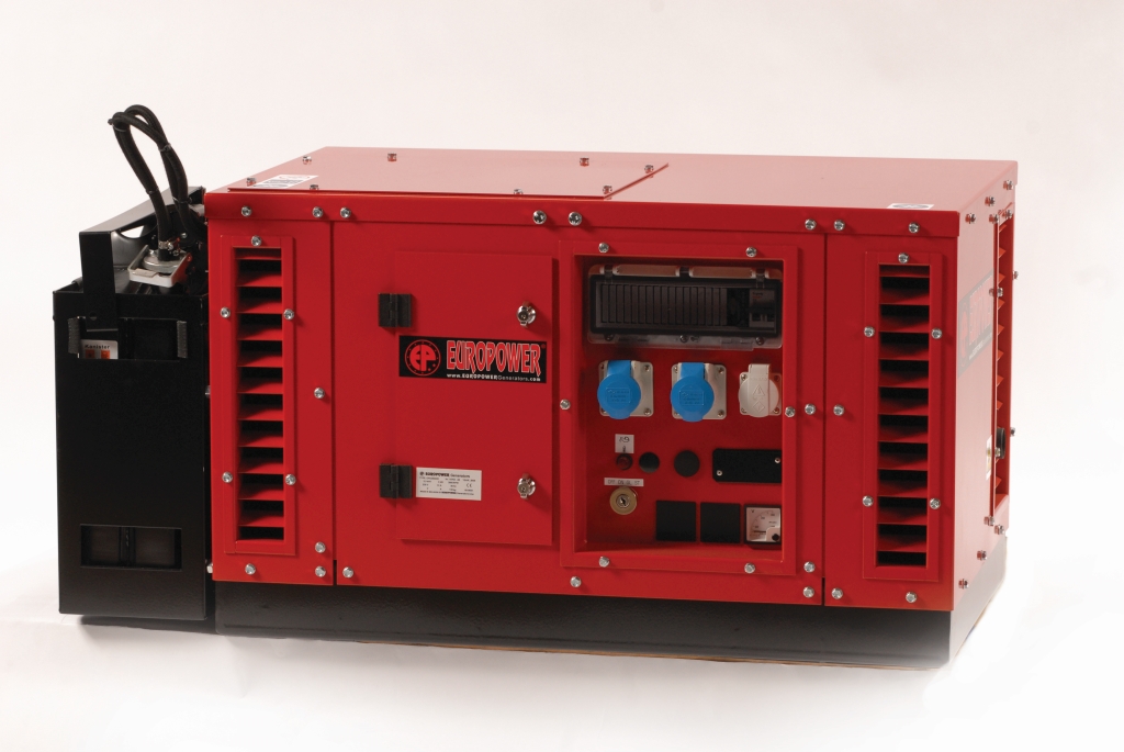 Generátor Europower 950000611 EPS6000E 6 kVA s benzínovým motorem 2 x 230 V (16 A) - 1 x 230 V (32 A) elektrický startér 950000611