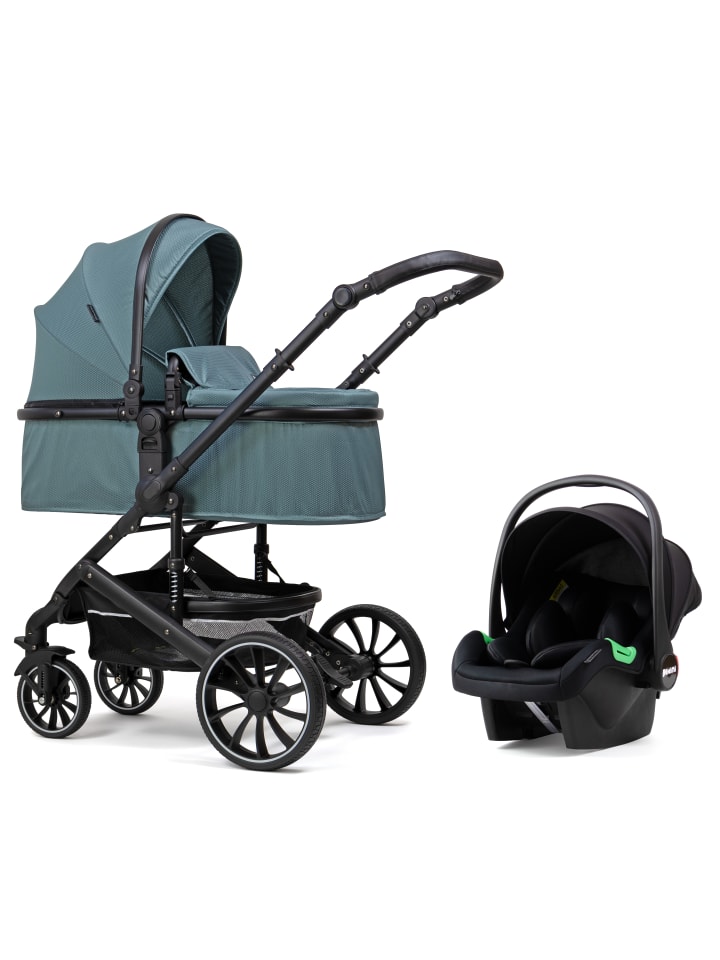 PIXINI Kalani Kinderwagen 3in1 Set glossy petrol günstig kaufen onesize