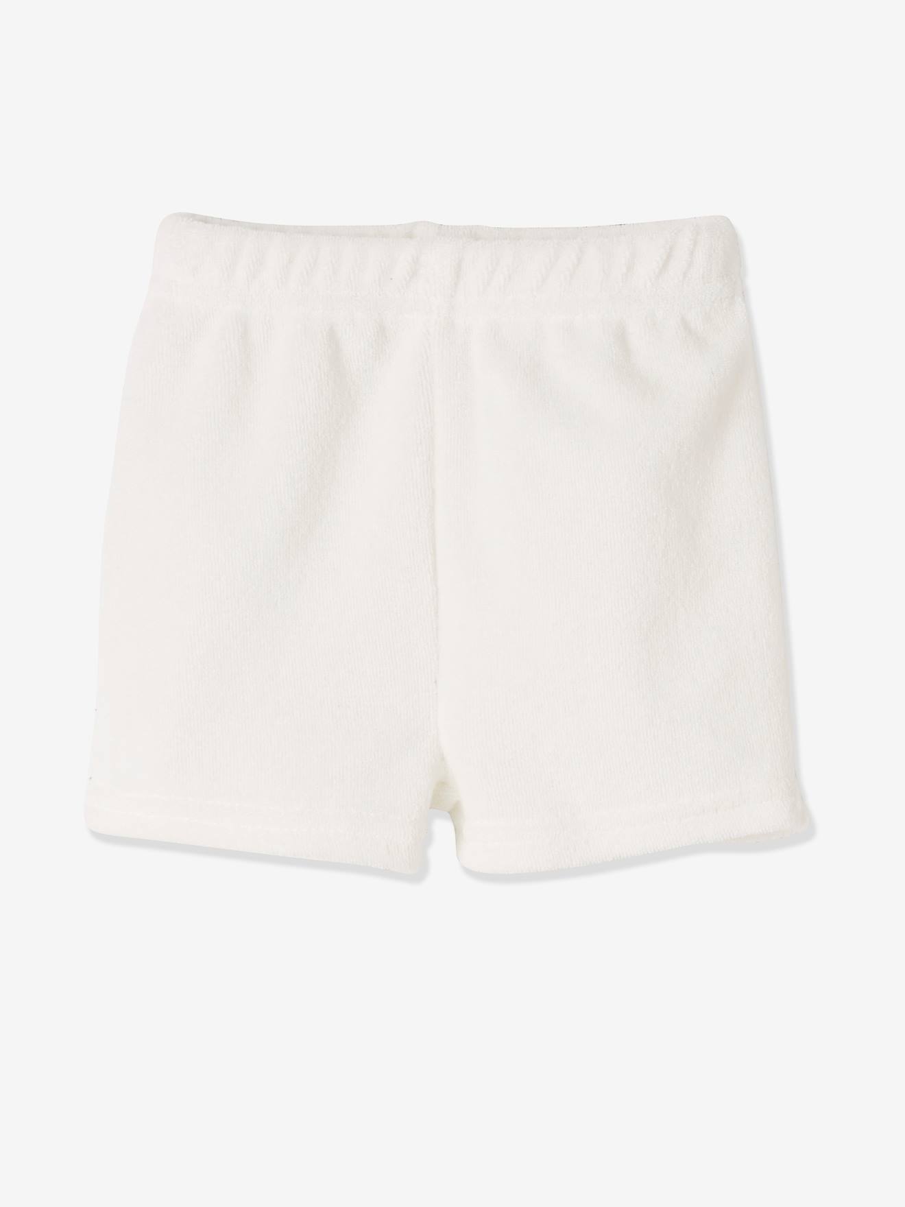 Vertbaudet 4er-Pack Baby Shorts, Frottee Oeko-Tex - pack blau sterne