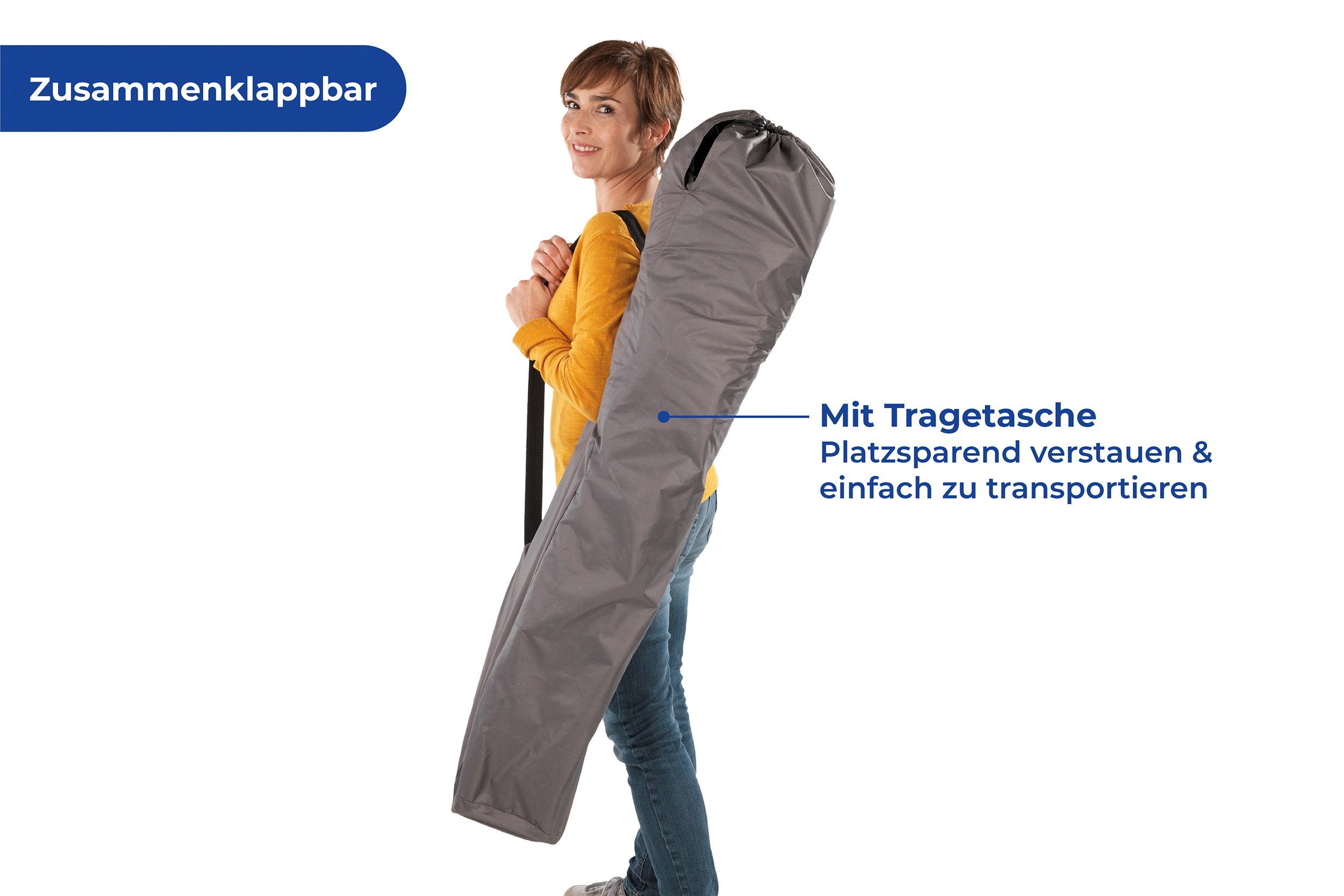 Maximex Campingstuhl Falt-Schaukelstuhl, für drinnen & draußen