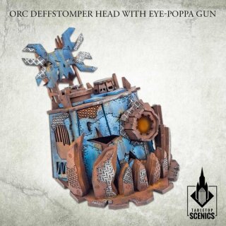 Orc Deffstomper Head with Eye-Poppa Gun