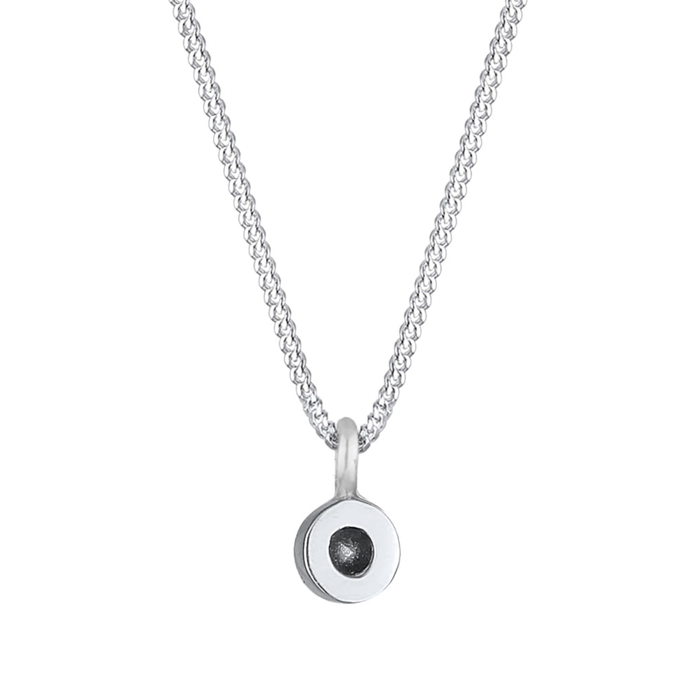 Elli Elli by Julie & Grace Collier Femme Solitaire Cristal de Argent, Collier matinée, collier