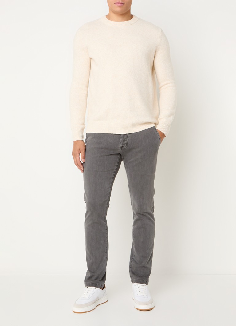 Denham Razor slim fit chino in lyocell blend with side pockets