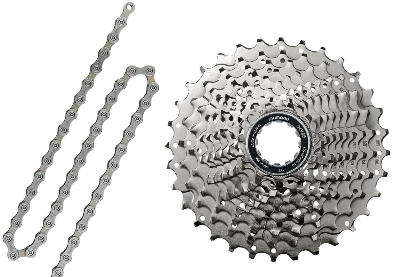 Shimano CN-HG54+CS-HG500 10-fach Verschleissset 11-32 kaufen | Bike-Discount