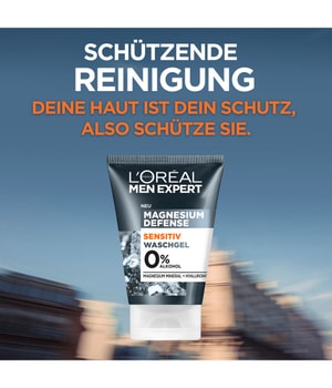 L'Oréal Men Expert Magnesium Defense Sensitiv 0% Alkohol Reinigungsgel-100 ml