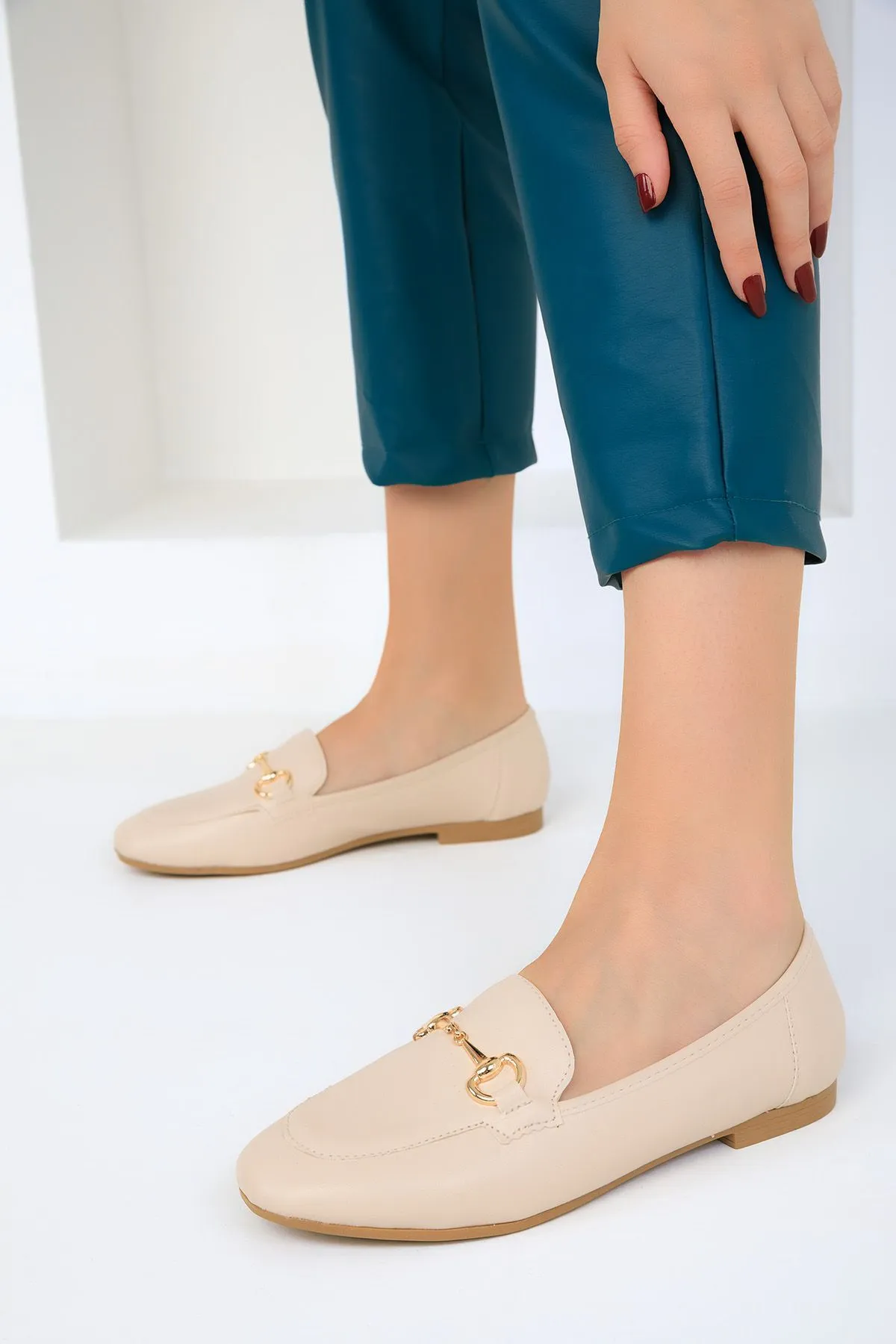 SOHO  Hellbraune Ballerinas für Damen 17936