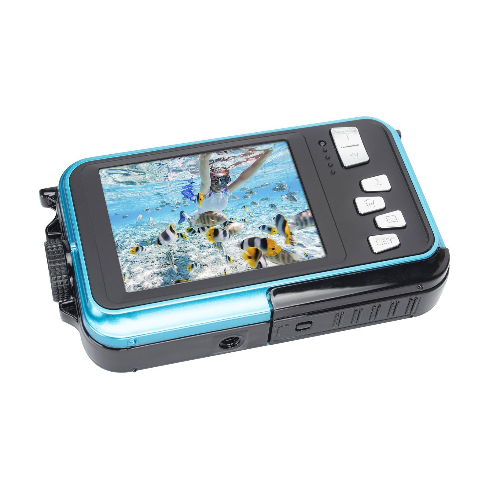 AGFA Realishot WP8000 Kompaktkamera (Eingebauter Lautsprecher, 3 Meter wasserdicht)