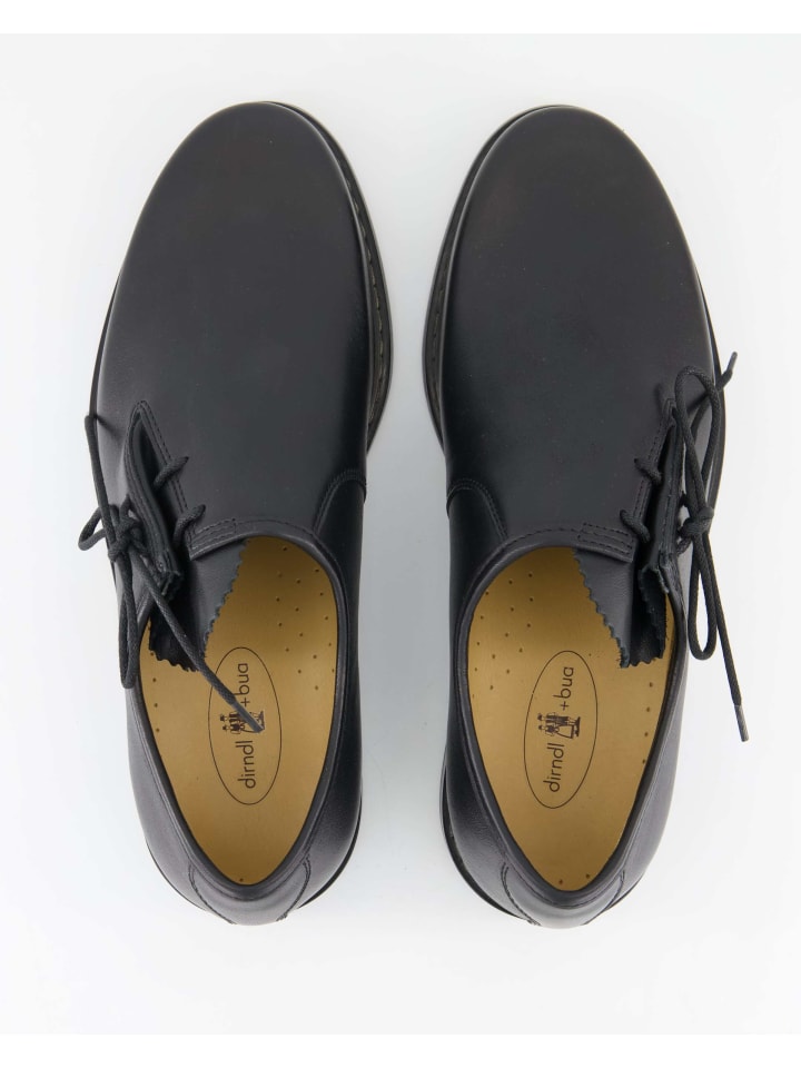 dirndl bua Haferlschuhe in Schwarz günstig kaufen