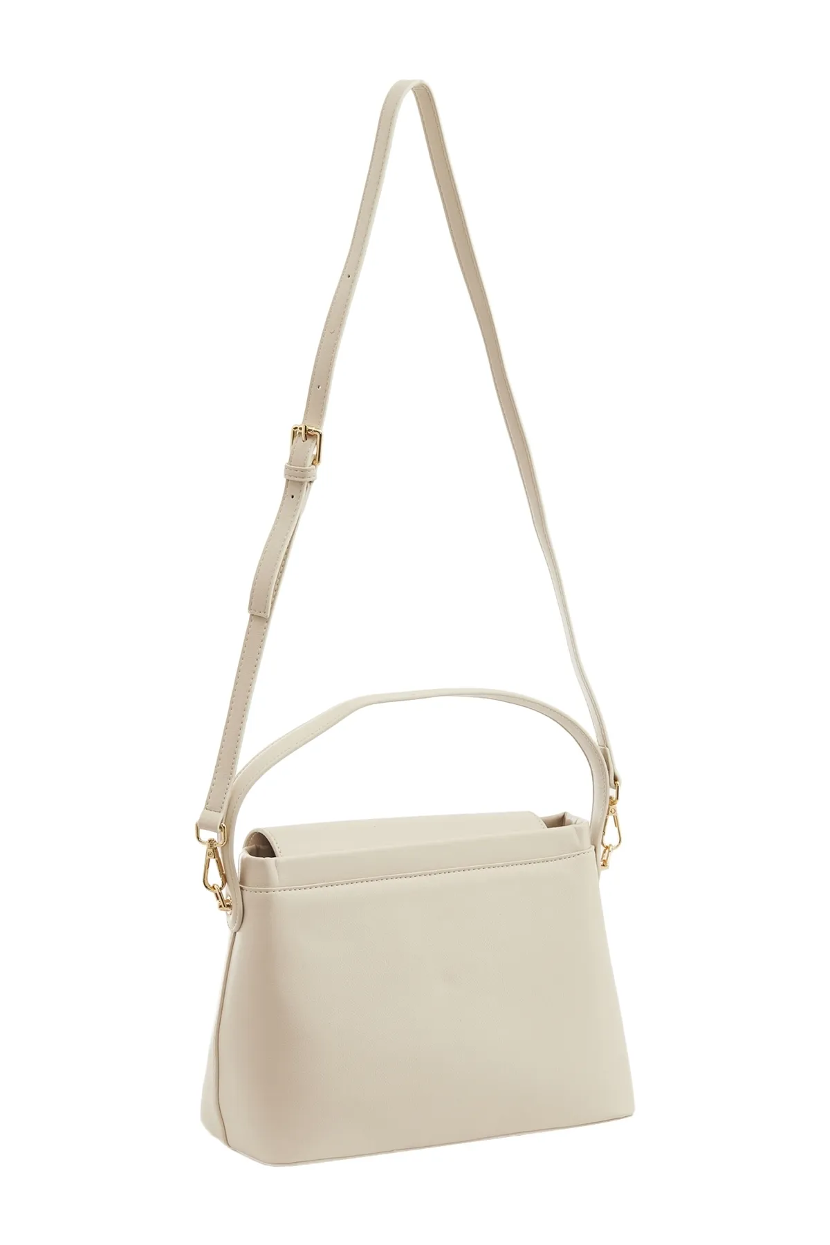 USHA  Handtasche - Ecru - Unifarben