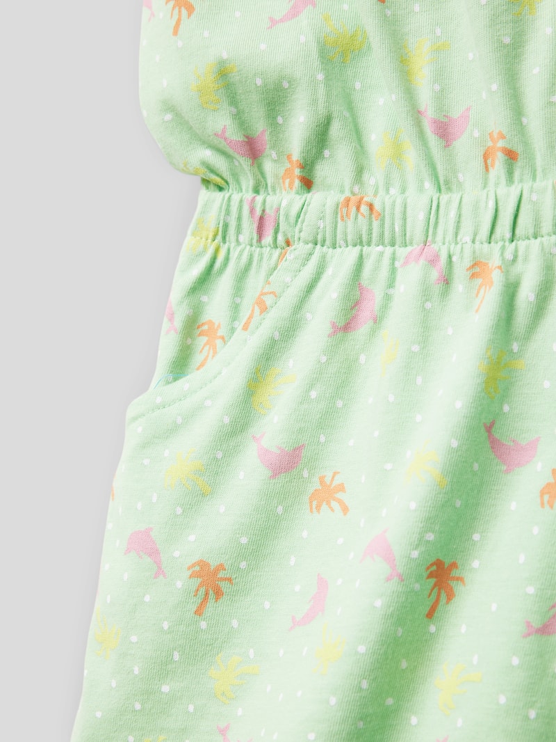 Playsuit mit Allover-Print in mint