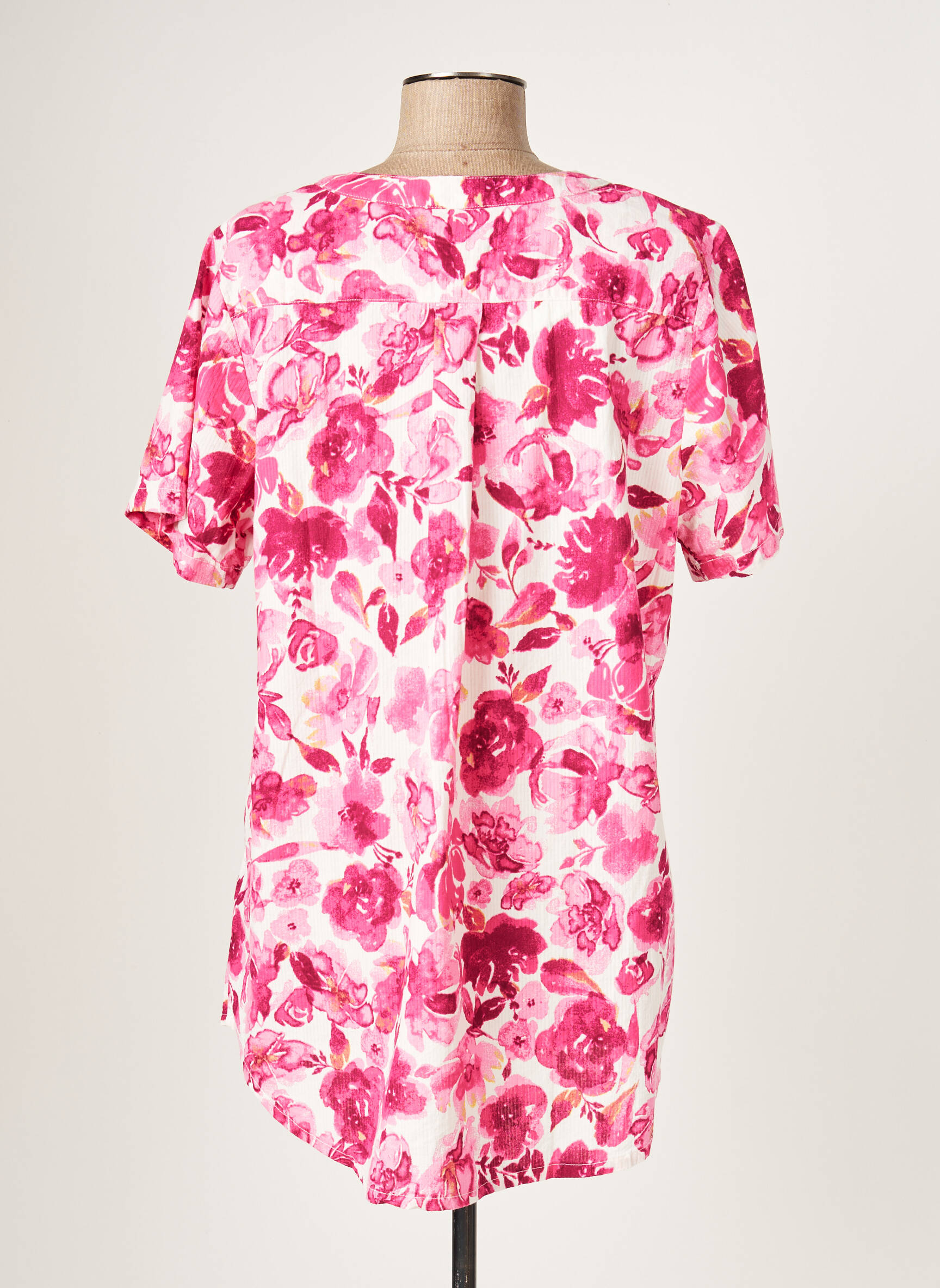 Ciso Tuniquemanchecourte Femme couleur rose