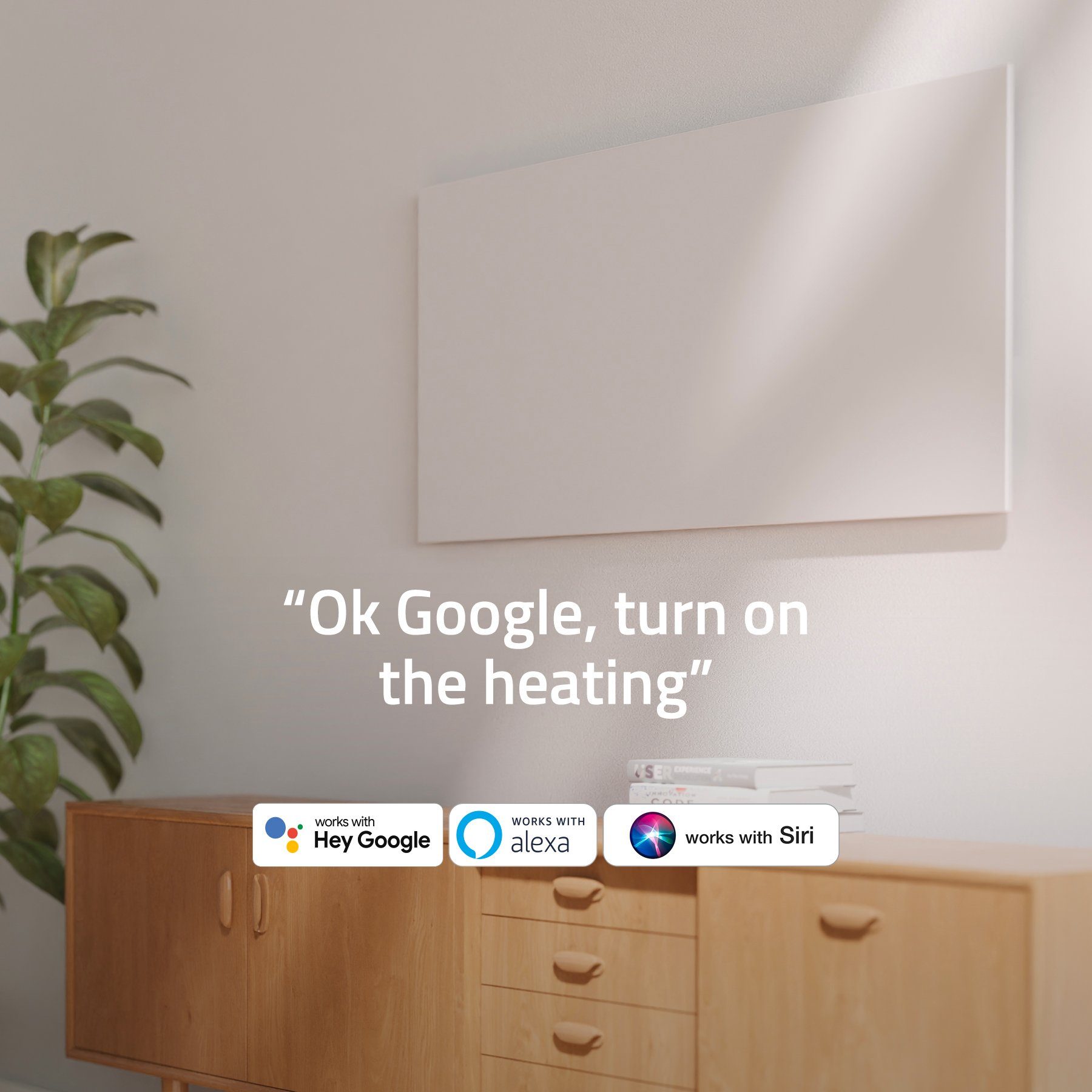 Hombli smartes Infrarot Heizpanel, 700W Smart-Home-Zubehör
