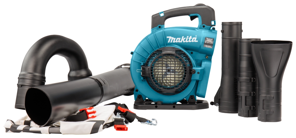 Makita DUB363ZV 2 x 18 voltų lapų pūstuvas/siurblys be akumuliatorių ir įkroviklio