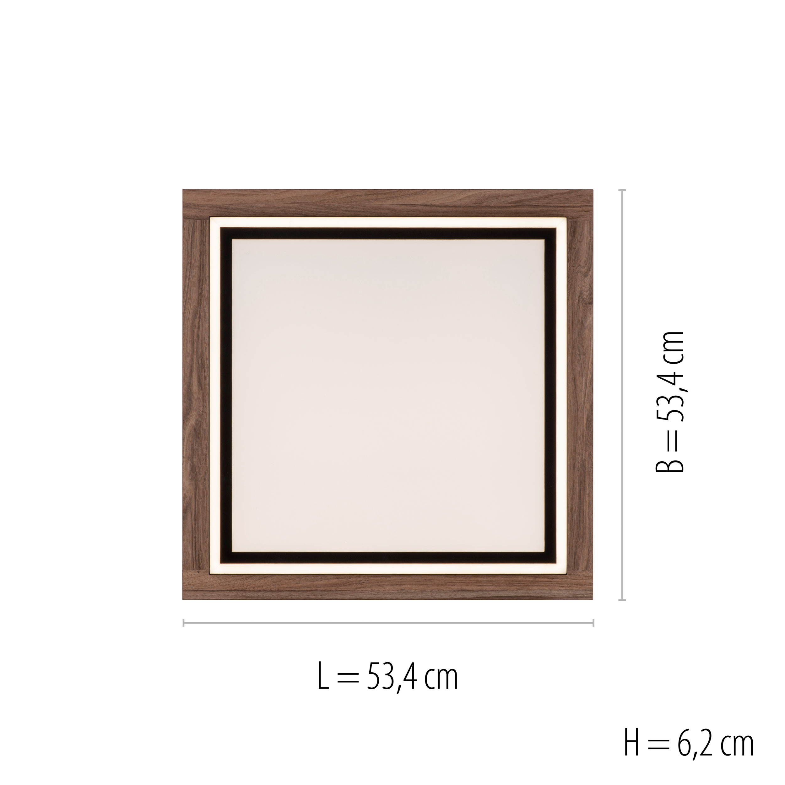 Paul NeuhausLED-Deckenleuchte 2flg